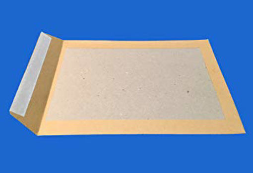 Picture of ENVELOPE - BROWN C4 WITH CARDBOARD BACKING X1